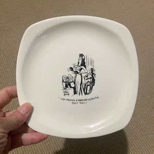 Paden City Pottery by Bernad Peter Arno New Yorker Cartoonist Plate